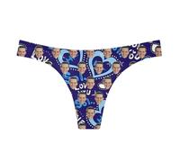 Générique Culotte Femme sur Mesure à Son Image - String Customisé avec Portrait pour Cadeau de Couple - sous-vêtement Personnalisé Anniversaire Mariage - Idée Cadeau Originale en Lingerie