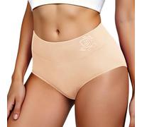 Générique Culotte Femme Triangle Gainante à Taille Haute avec Effet Galbe et Motifs Embossés - sous-vêtement Sculptant pour Une Silhouette Mise en Valeur au Quotidien