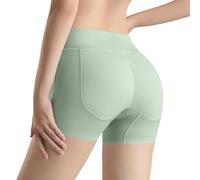Générique Culotte Gainante,Culotte Gainante en Latex Effet Fesses Taille Haute sans Coutures Rehausse-Fesses Confortable Et Respirante
