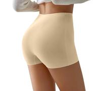 Générique Culotte Gainante Femme Ventre Plat Push Up Coton Body Short Anti Frottement Cuisse Panty Gainant Invisible Haute Post Accouchement Taille Grande Gaine Amincissante Shapewear Culottes Kaki,XL
