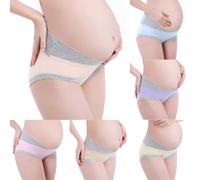 Générique Culotte Grossesse Coton Respirants sous-vêtements Post-Partum de Grossesses Taille Basse Culotte Femme Enceinte Grossesse Soutien Ventre Slip Filet maternité Accouchement Doux