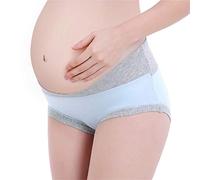 Générique Culotte Grossesse Coton Respirants sous-vêtements Post-Partum de Grossesses Taille Basse Culotte Femme Enceinte Grossesse Soutien Ventre Slip Filet maternité Accouchement Doux