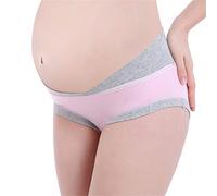 Générique Culotte Grossesse Coton Respirants sous-vêtements Post-Partum de Grossesses Taille Basse Culotte Femme Enceinte Grossesse Soutien Ventre Slip Filet maternité Accouchement Doux
