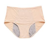 Générique-Culotte Menstruelle Femme Taille Moyenne-Haute - Doublure Multicouche Anti-Fuite, Aération Maille Coton Tailles Grandes L-8XL Antibactérienne