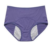 Générique-Culotte Menstruelle Femme Taille Moyenne-Haute - Doublure Multicouche Anti-Fuite, Aération Maille Coton Tailles Grandes L-8XL Antibactérienne