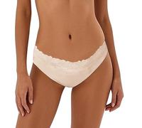 Générique Culotte Menstruelle Flux Tres Abondant,Culotte Menstruelle Respirante à Haute Absorption avec Bordure en Dentelle Design à 4 Couches (Beige, XXL)