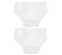 Générique Culotte Plastique Incontinence pour Adultes Ceinture Élastique, Protection Imperméable en Eva, Lot de 2 Pièces pour Personnes Âgées et Handicapées, Design Anti-fuite Réutilisable