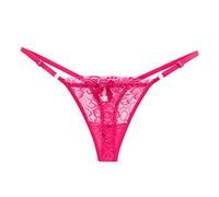 Générique Culotte pour Femme - String en Dentelle Transparente pour Femmes Taille RéGlable NœUd en Culotte sans Couture Sexy