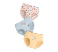 Générique Culotte pour Fille Enfants Enfants Bébés Filles sous-Vêtements Bande Dessinée Lettre Imprimer Shorts Pantalon Coton Mémoires sous-Vêtements 3 PCS(Yellow,8-10 Ans)