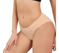 Générique Culotte sans Couture Femme sous-vêtements physiologiques à Quatre Couches sans en Soie glacée pour Femmes,sous-vêtements triangulaires et -Fuite pour Tante Post-Partum(Beige,XL)