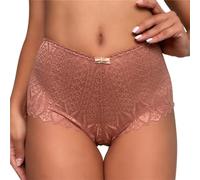 Générique Culottes Femme Femmes sous-vêtements en Dentelle Florale Taille Haute sans Couture Tongs pour Femmes Respirant Sexy Bikini Culotte brève Culotte(XL)