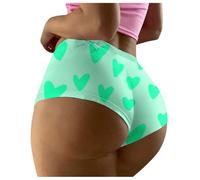 Générique Culottes Femme - Slip Triangle Respirant Imprimé Coeur Vacances Loisirs