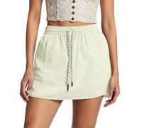 Générique Culottes Femmes Élégantes en Soie Glacée Blanche Nouvelle Printemps Automne 2025 Mode Confortable Haut de Gamme pour Occasions Spéciales et Sorties Décontractées (White, M)