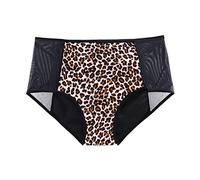 Générique Culottes Menstruelles Ultra Absorbante,Culotte Taille Haute -Fuite Culottes Culotte Menstruelle en Coton -Fuite Pendant La Nuit (Coffee, 6XL)