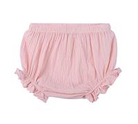 Générique Culottes pour Bébé À Volant Confortables Bloomer Couvre-Couche Été Bébé Fille Garçon Couleur Unie Pantalon Court Souple Élastique Doux Ample Respirant Couverture De Couches