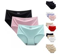 Générique Culottes sans Couture Femmes Hipster Culottes Invisibles sous-Vêtements Sexy sous-Vêtements Confortables Bikini Culotte Multiple Pack Lot de 3er M-2XL