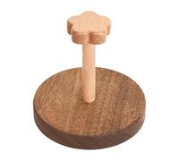 Générique Cup Dispenser, Wood Drink Stand, 5.12x5.12in Decorative Mug Holder, Compact Vertical Storage, Easy Access Dispensing for Bedside, Bathroom, Kitchen, Coffee, Bar, Dorm, Camping, Rv