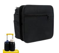 Générique Cup Holder Suitcases, Travel Drink Carrier, 7.87x3.94x6.89inch Foldable Water Cup Bag, Portable Luggage Attachment for Travelers, Luggages Beverage Holder