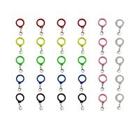Générique Cup Marker Ring | Stretchable Fashionable Anti-Lost Charm | Silicone Umbrella Identifier Rings | Ideal For Breakroom School Classrooms Gathering Commuting Tumblers Cups