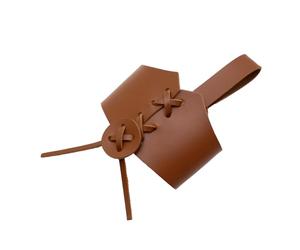 Générique Cup Sleeve, PU Leather Retro Insulated Drink Holder, Portable Beverage Sleeve with Belt Attachment, Sturdy and Stylish Design, Ideal for Cosplay Props, Theatre Performances