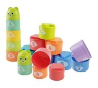 Générique Cup Stacking Game, Logic Training Toy, Number Letter Stackings Cups, Colorful Toddler Set, Lightweight Durable, 12-Piece Educational, Ideal for Kids 6 Months and Up