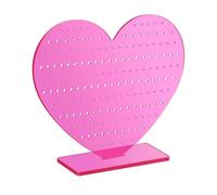 Générique Cœur porte-boucles - Rack à clous acrylique | Organisateur de Pendants | Pour Femmes, Dames, Collectionneuses, Maison, Commode, Salle de bain, Foire, Magasin, Boutique, Salon