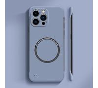 Générique Curranet Magnetic Frameless Hard Case for iPhone, Ultra Thin Hard Pc Magnetic Frameless Case for iPhone X/11/12/13/14/15/16/17 Pro Max (for 11 Pro,Gray)