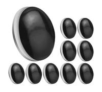 Générique Curtain Weights for Drapes, Heavy Duty Magnetic Clips, 10x Noise Resistant Holders, Rust Proof Design, Ideal for Tablecloths, Outdoor, Patio, Balcony, Events 1.09 inch Black, White