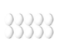 Générique Curtain Weights for Drapes, Heavy Duty Magnetic Clips, 10x Noise Resistant Holders, Rust Proof Design, Ideal for Tablecloths, Outdoor, Patio, Balcony, Events 1.09 inch Black, White