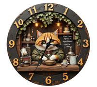 Générique Cute Animal Clock for Living Room Bedroom Bar Office Library Kitchen (Style A, 12inch/30cm)