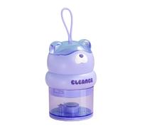 Générique Cute Bear Desktop Vacuum - 500mAh USB Rechargeable, Mini Keyboard Dust, Eraser Crumb Cleaner, Quiet Grooming Tool, Aesthetic Office Decor, Cordless Table | for Students