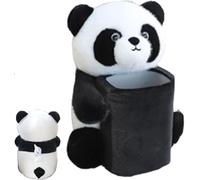 Générique Cute Bear Tissue Holder and Trash Can, 2 in 1 Car Tissue Box and Trash Can, Multifunctional Animal Paper Box for Car and Home