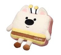 Générique Cute Bee Dog Plush | Bee Puppy Plush Toy | Adorable Plush Dog Doll | Soft Stuffed Animal Toy | Bee Dog Plush Pillow Soft and Cuddly Short Plush for Snuggling Up to During Lonely Times