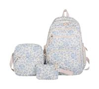 Générique Cute Blossom School Bag Casual Travel Matching Pack | Camping Travel School Commuting College Office Outdoor Casual Everyday Carry Student Backpack Set