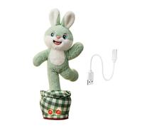 Générique Cute Bunny Plush,Talking Dancing Pet - Interactive Toys,for Kids Boys Girls Home Playroom Birthday Party Daycare Preschool