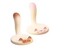 Générique Cute Cat Cell Phone Stand - 2-Pack Portable Desk Decor for Office