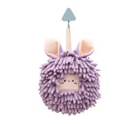 Générique Cute Chenille Hand Towel Plush Toy, Multifunctional Animal Creative Absorbent Microfiber Towel for Bathroom and Kitchen, 100% Chenille Fabric, Quick-Dry Hanging Loop Design