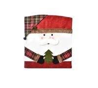 Générique Cute Christmas Chair Covers,Christmas Chair Covers Set of 1/2/3/4/6,Soft Fabrics, Reusable, Machine Washable, for Room Kitchen Hotels Holiday Party Decoration (1pcs-a)