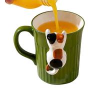 Générique Cute Coffee Mug 350ml, Ceramic Breakfast Cup, for Mom Dad, Quality Ceramic Coffee Cup Design for Tea Milk Drinks, Cute Kitchen Mug for Home Office Restaurant Daily Use Gift and Outdoor Use