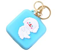 Générique Cute Coin Wallet Keychain - Small Multipurpose Coin Pouch with Metal Key Ring | Compact Purse for, Cards, and Keys, Adorable Design for Women and Teens