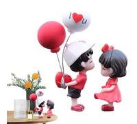 Générique Cute Couples Decorations, Cartoon Couples Action Figure Figurines & Romantic Balloon Lovers Anime, Kiss Couple Figure, Lovely Decoration for, Home, Desktop, Bedroom, Party