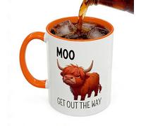 Générique Cute Cow Mug, Microwave Safe Ceramic Cup, 12 Oz Novelty Drink Mug with Heat Resistant Handle, Fun Animal Coffee Mugs, Tea Cup with Cow Print Design, Drinkware for Women Girls