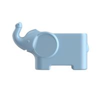 Générique Cute Elephant Pencil Holder Desk Organizer Animal Note Card Stand