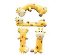 Générique Cute Giraffe Ornament Set 4-Pack | Drip Glue, 10-14g Each | Funny Desktop Screen Decorations | for Car Dashboard Rearview Mirror, Computer Monitor Shelf