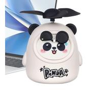 Générique Cute Handheld Fan, Small Portable Desktop Fan, 2.68x2.6x2.91 Inches Panda Shape USB Charging, Whisper-Quiet Breeze, Electric Cooling Device for, Travel and Hot Weather