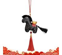Générique Cute Horse Ornament - Soft Collectible Keepsake Bag Charm Toy, Horse Accessory, Adorable Soft Toy | Decorative Gift for Women Girls Students Backpack Travel School Commuting
