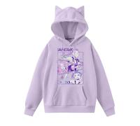 Générique Cute Hunter Sweat À Capuche Femme Manches Longues avec Oreilles De Chat Et Impression - Idéal pour Noël Et Nouvel Tailles S À XXL#40