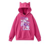 Générique Cute Hunter Sweat À Capuche Femme Manches Longues avec Oreilles De Chat Et Impression - Idéal pour Noël Et Nouvel Tailles S À XXL#20