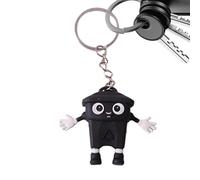 Générique Cute Keychain, Small Cute PVC Keychain Charm, Trash Can Bag Charm For Backpack Purse Wallet Luggage Rearview Mirror Car Truck Travel School Party Home Daily Birthday