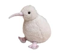 Générique Cute Kiwi Bird Stuffed Toy, Soft Animal Hugging Pillow, Compact Stuffed Animals, Adorable Plush Doll for Christmas Holiday Presents and Decor, Children Adults, Gray, Coffee, White